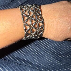 Silver Beaded Bracelet